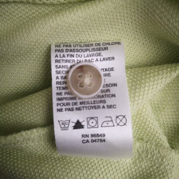 Tommy Bahama Men's Size Large Tall Lime Green Straight Fit Sailfish Logo Polo - Picture 5 of 8